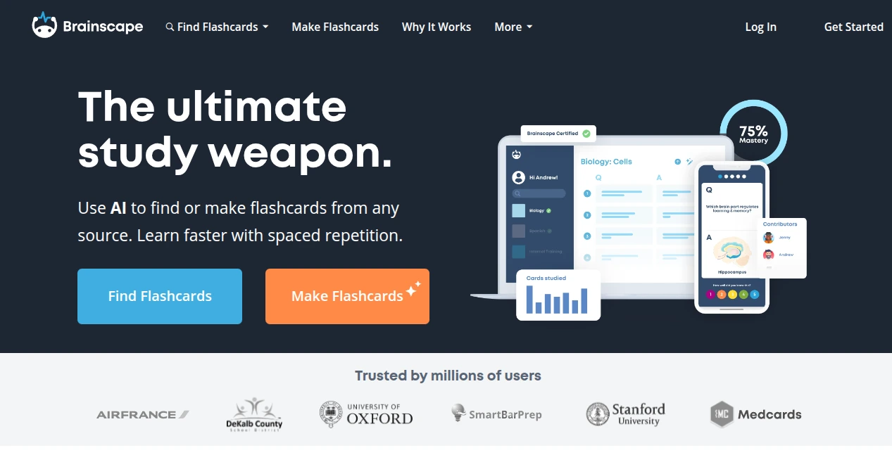 Brainscape Flashcard Maker