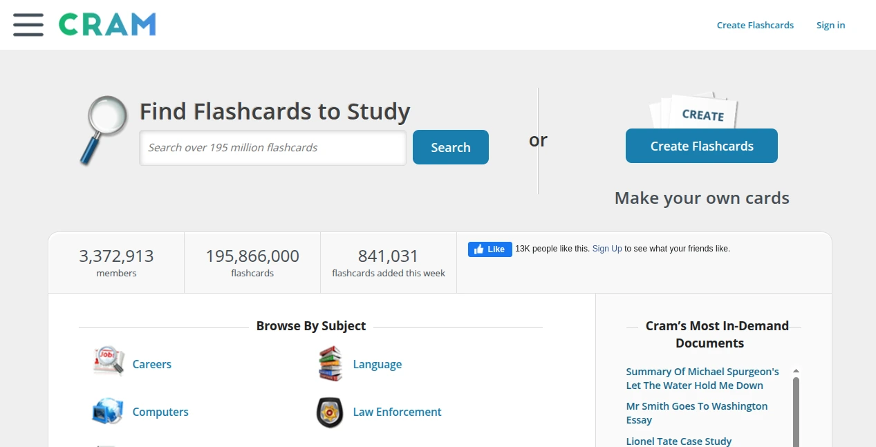 Cram Flashcard Maker